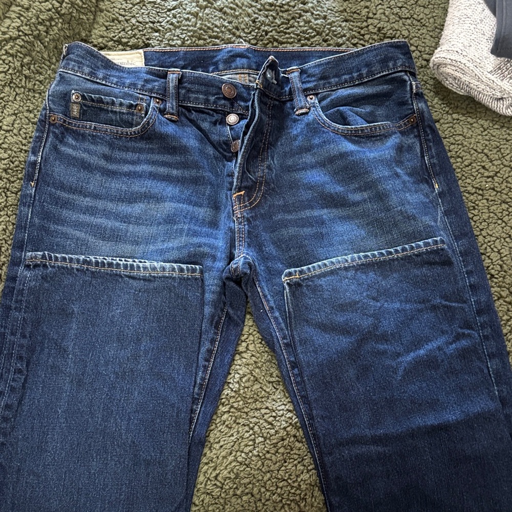 Abercrombie & Fitch Dark Blue Denim Jeans